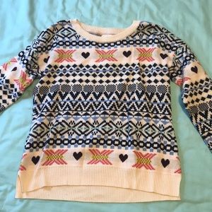 Pastel pattered sweater